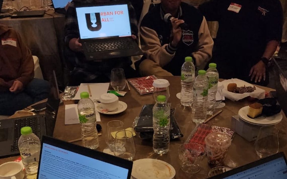 Marketing team at work